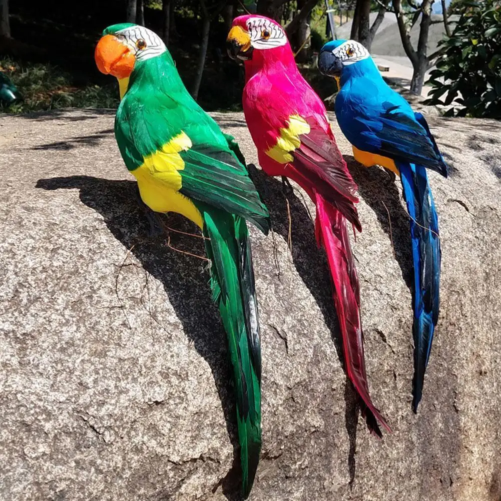 

Ручная работа, Искусственное перо, 45 см, реквизит, искусственная птица, фигурка газона, птица, орнам X4k4