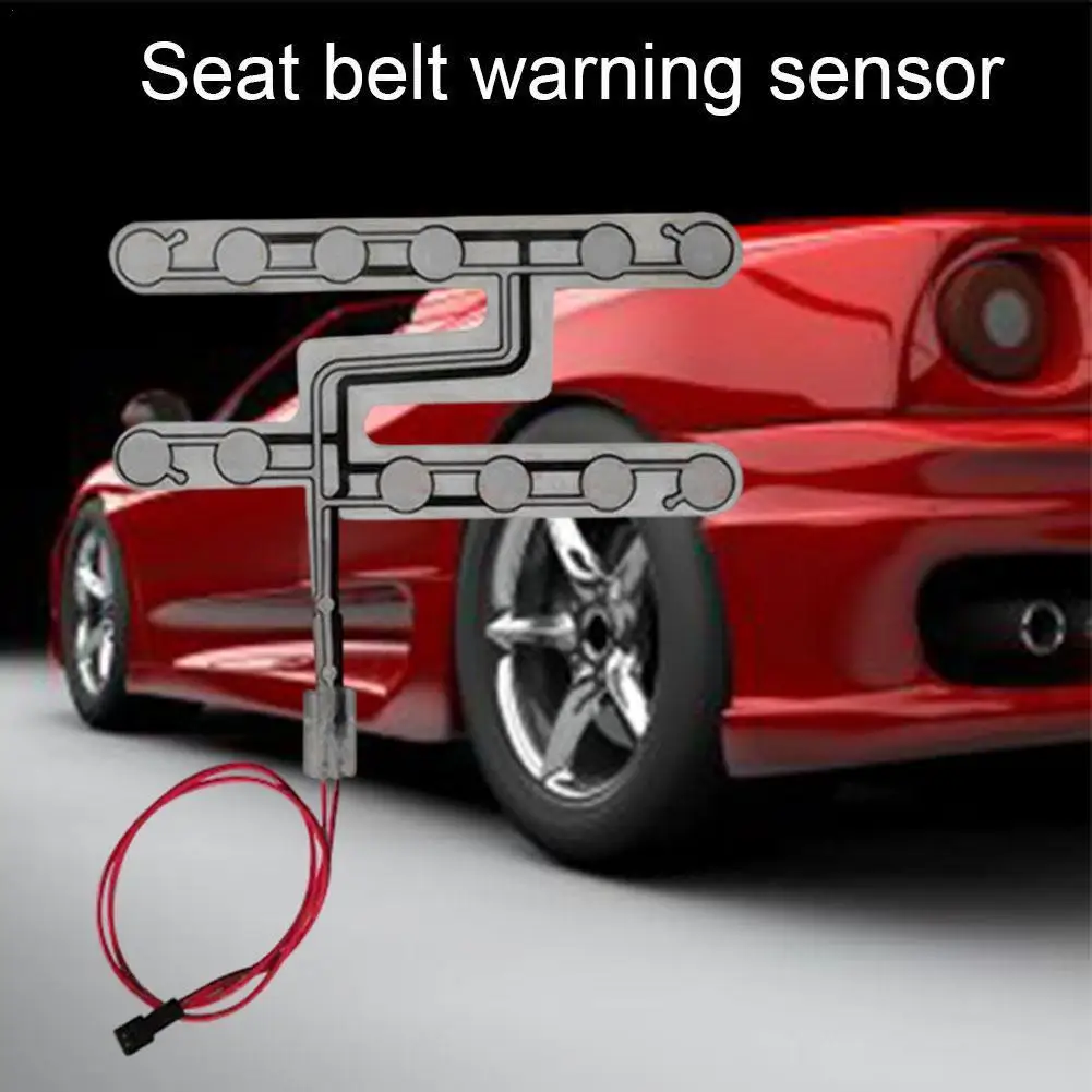 

Universal Car Seat Pressure Sensor Safety Belt Warning Reminder Pad Occupied Seated Alarm Accessory