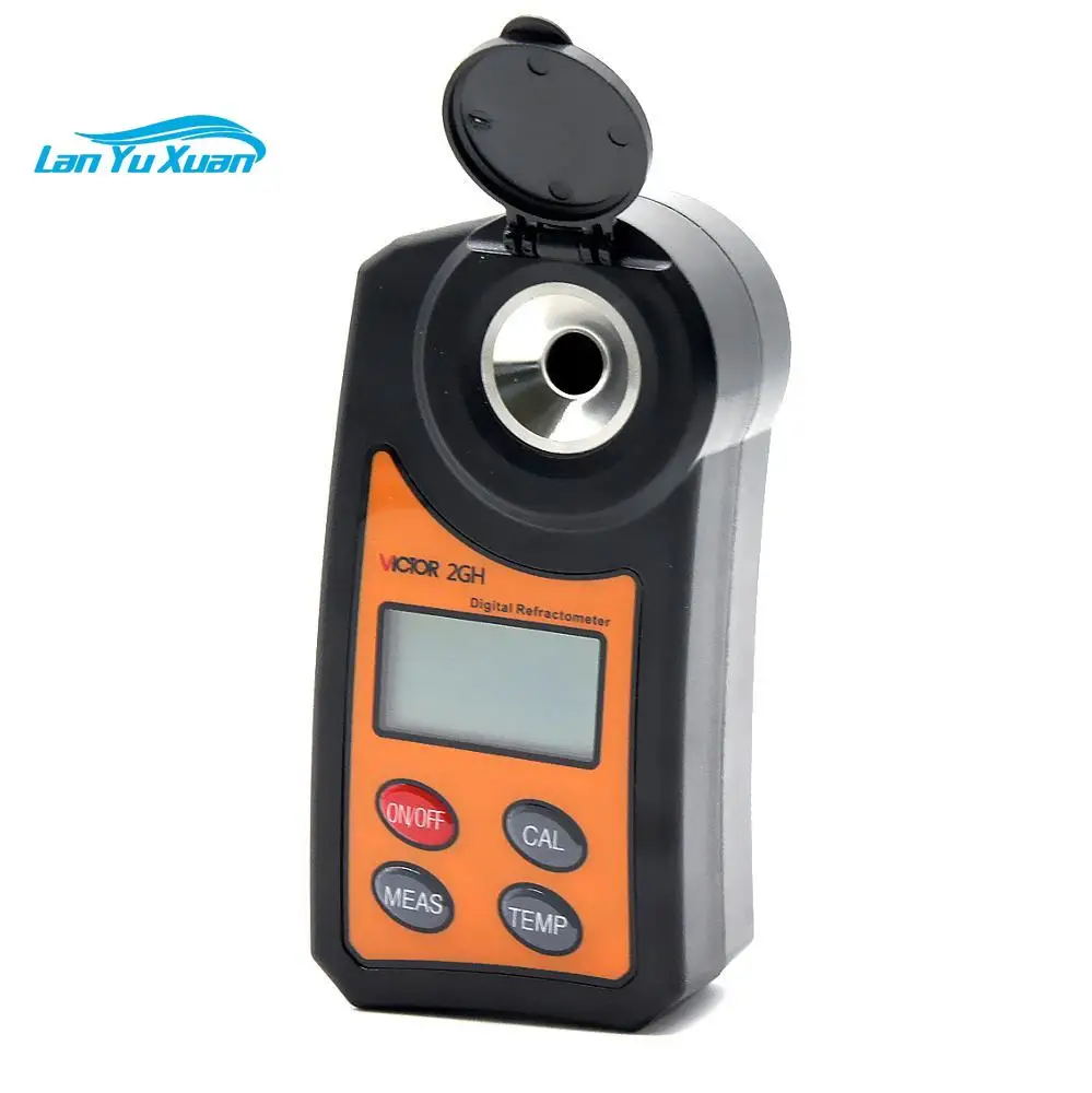 

2GH Brix and Temperature 0 to 55% Brix Digital Refractometer