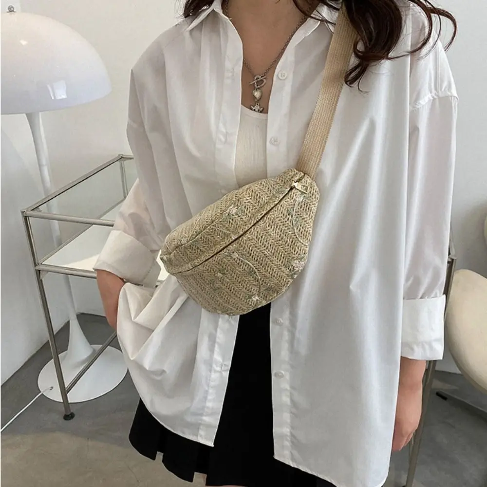 Женские плетеные сумки через плечо сетчатая легкая сумка с листьями