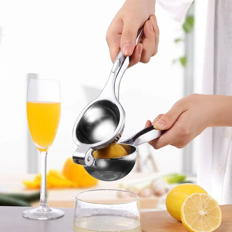 

Stainless Steel Lemon Fruits Squeezer Hand Manual Juicer Kitchen Tools Lemon Juicer Orange Citrus Juice Fruit Kitchen Gadgets