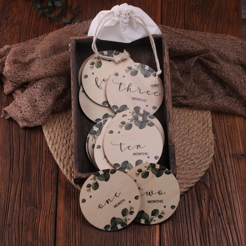 

14pcs Baby Monthly Milestone Cards Photo Props for Infant Newborn Shower Gift