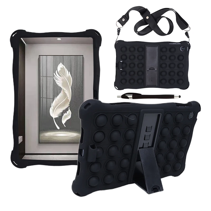 

Tablet Case For OPPO Pad Air 10.36" 2022 OPD2102 X21N2 Silicon Soft Protective Etui Shell Funda Pop Push Kids Cover Stand 10.3