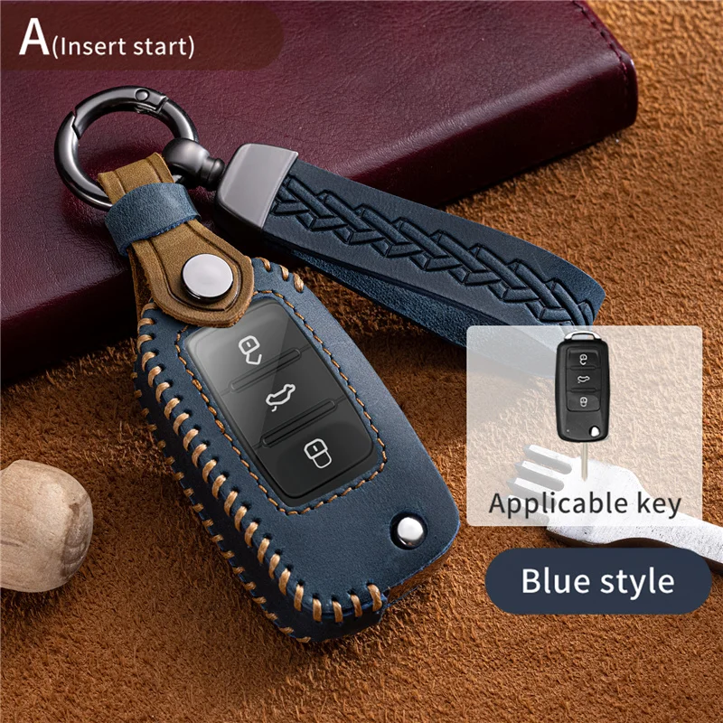 

Car Key Case Cover Key Bag For Volkswagen VW Golf 3 4 5 6 mk4 mk6 Passat b5 b6 b7 b8 cc Polo Tiguan mk2 Touran Jetta 6 Bora mk6