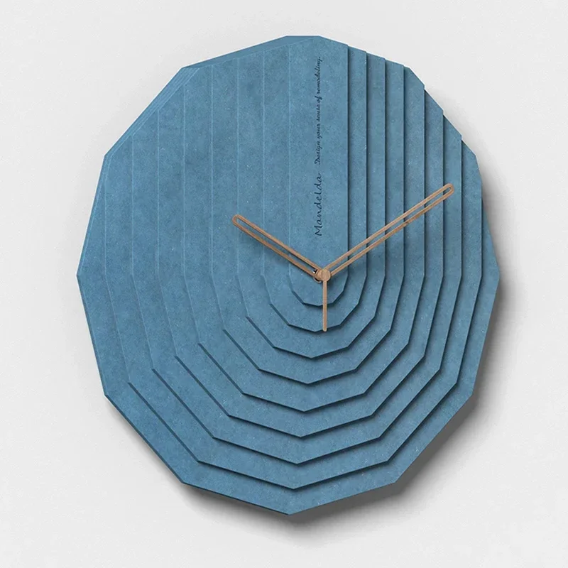 Horloge murale de luxe nordique pour cuisine Дизайн современный салон киловатт silencieux cadeau