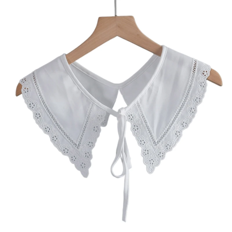 

False Collar Vintage Hanfu Collar Style Embroidery Collar Dickey Collar DXAA