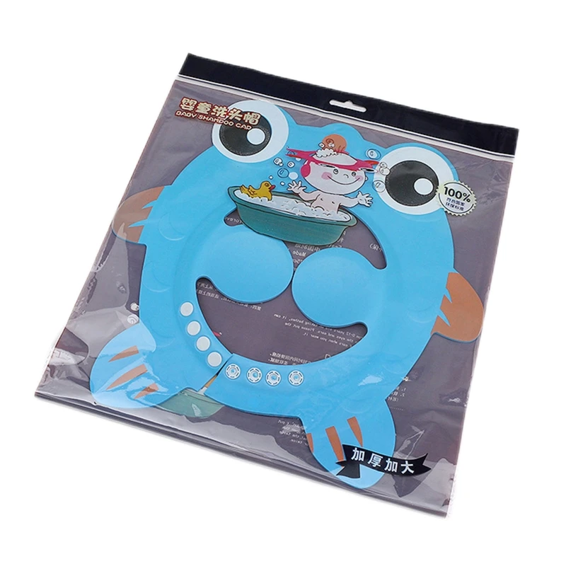 

Adjustable Baby Shower Shampoo Fish Shape Wash Hair Shield Hat for Baby Ear Bathing Protection Toddler Drop Shipping