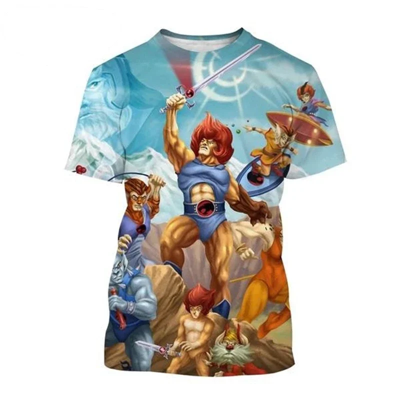 Мужская и женская футболка с коротким рукавом 3D логотипом в стиле ретро размер