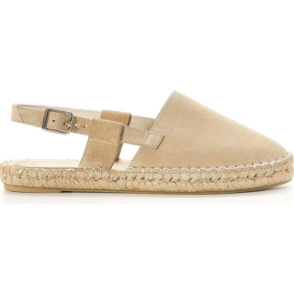 

Женские замшевые сандалии Dorlie Helot бежевого цвета