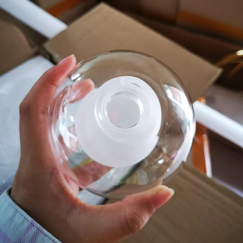 SANDYHA Прозрачный стеклянный шар для подвесного светильника 100 мм