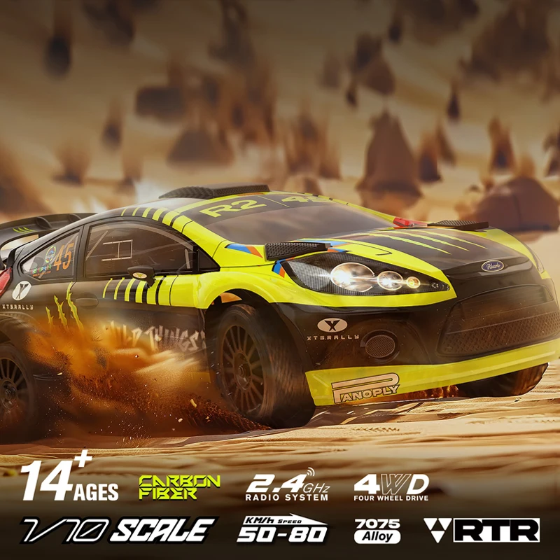 RLAARLO 1/10 XTS F10 4WD RTR RC моделирование гоночного дрифта внедорожник модель раллийного