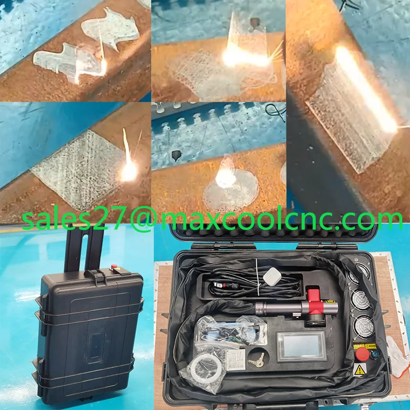 Мини-портативная импульсная лазерная чистящая машина 200 Вт 50 100 чистка багажного