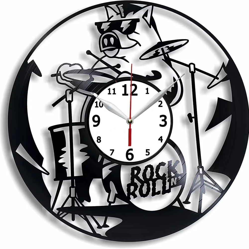 

Настенные часы с виниловой пластиной, 12 дюймов