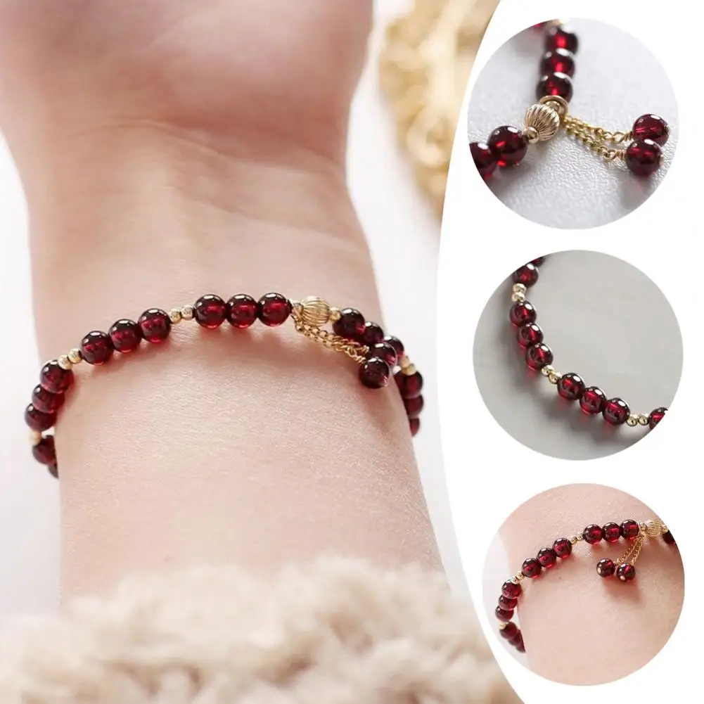 

Simple Trendy Smooth Surface Translucent Lady Bangle Portable Lady Bangle Regular Fit Accessory