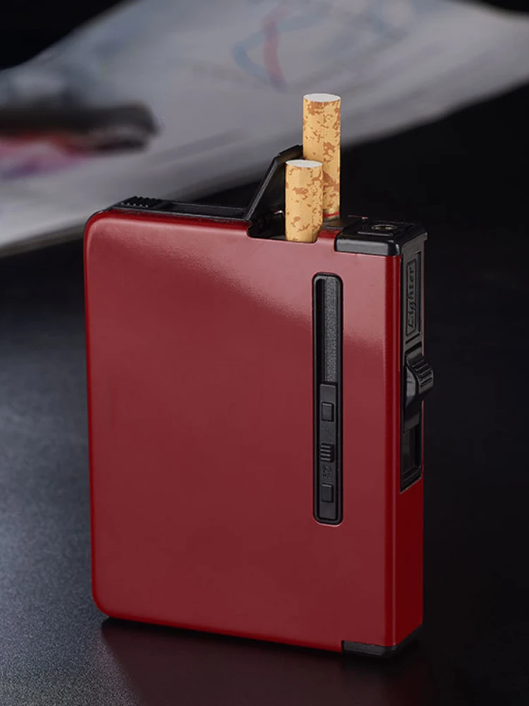 

New multifunctional inflatable lighter cigarette lighter pack 12 automatic cigarette lighter box cigarette lighter