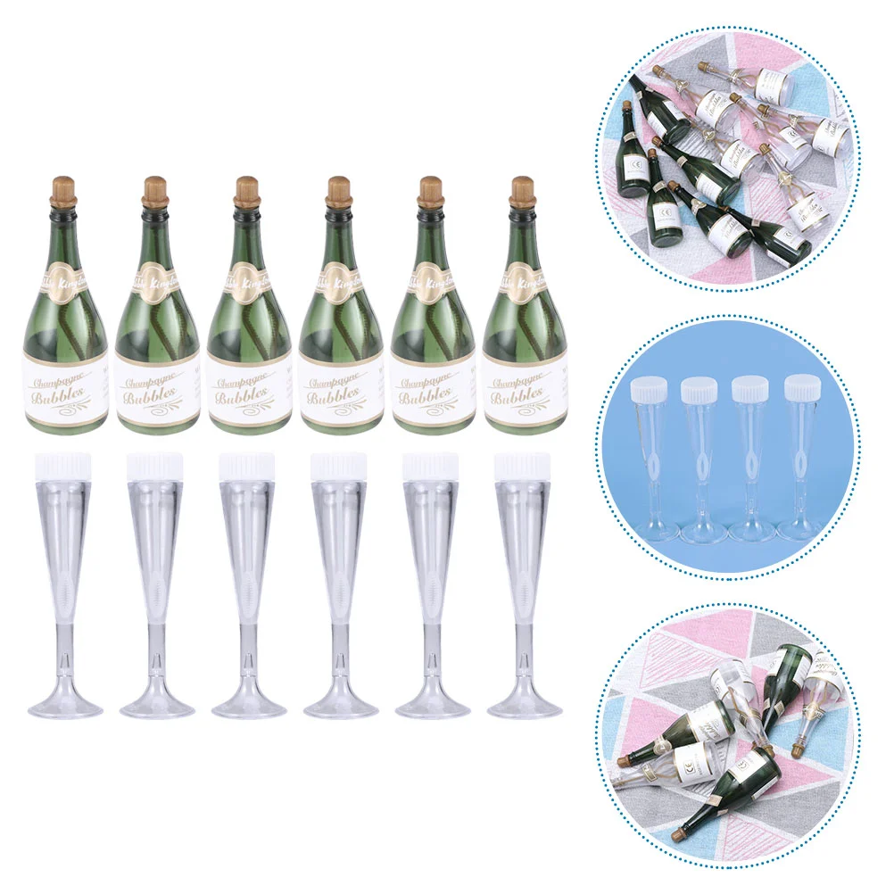 

Wedding Bubble Bottle Bubbles Bottles Guests Champagne Toy Container Gift Celebration Plastic Bulk Items Gifts