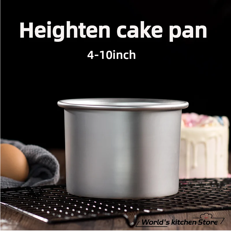 

Heighten chiffon Cake Mould Deepened Anode Live Bottom Mold Home Oven Baking Tool Cylindrical Tray Bakery Tools