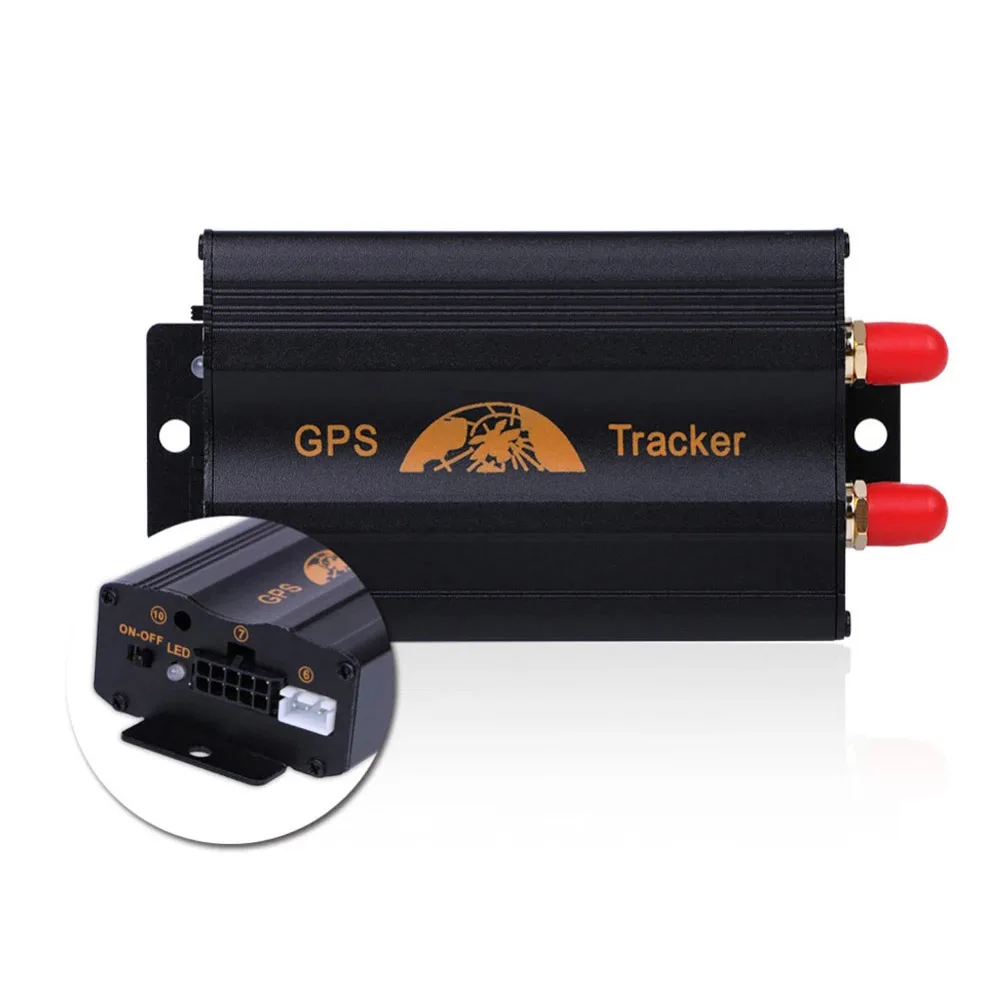 Фото Coban TK103A GPS103A 2G GSM GPS-трекер для автомобиля, устройство слежения, отключение подачи топлива, SOS, геозона, оповещение о превышении скорости, бесплатное веб-приложение №1