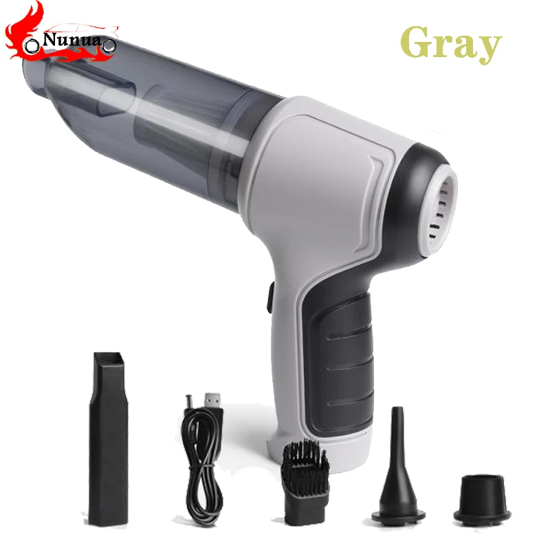 

Car Vacuum Cleaner 3 In 1 Cordless Portable Air Blower Handheld Air Duster Mini 9000Pa Wireless 5000mAh Cyclonic Suction Home