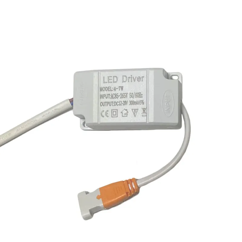 Фото AC85-265V Драйвер постоянного тока 1 Вт 3 Вт 4 Вт 7 Вт 8 Вт 12 Вт 18 Вт 19 Вт 24 Вт 36 Вт Светодиодный драйвер 300 мА Модуль питания светодиодного трансформатора ﻿ №1