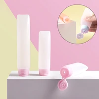 travel size empty matte clear tube cosmetic cream lotion shampoo bath squeeze lotion containers refillable bottles