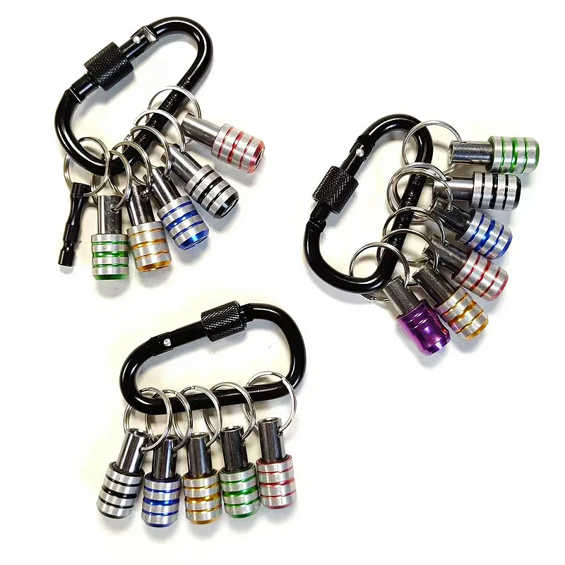 Yunbei партия брелок 1/4 Шестигранная ручка рукав цветной Альпинизм Пряжка набор