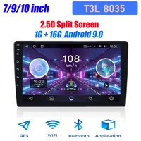2 din android 2 5d car rradio android 9 0 t3l 8035 universal car radio player gps navigation wifi bluetooth mp5 player