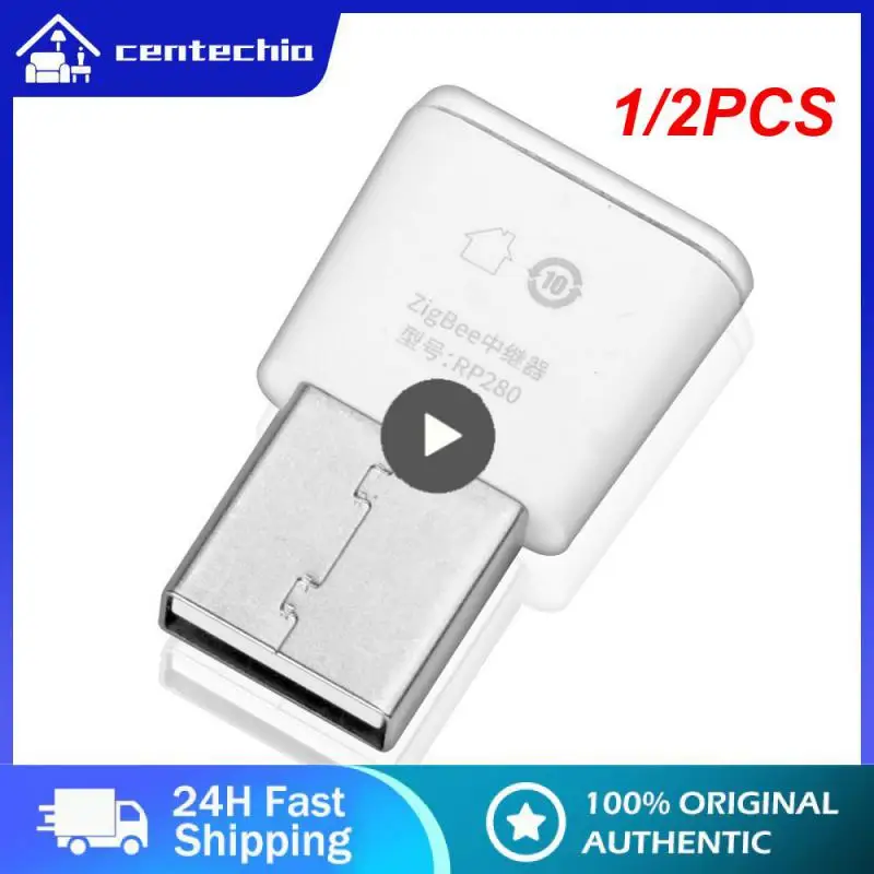

1/2PCS Lonsonho Tuya Zigbee Signal Repeater USB Zigbee Mesh Transmiter Expand 20-30M Compatible ZHA Zigbee2MQTT Tasmota deCONZ