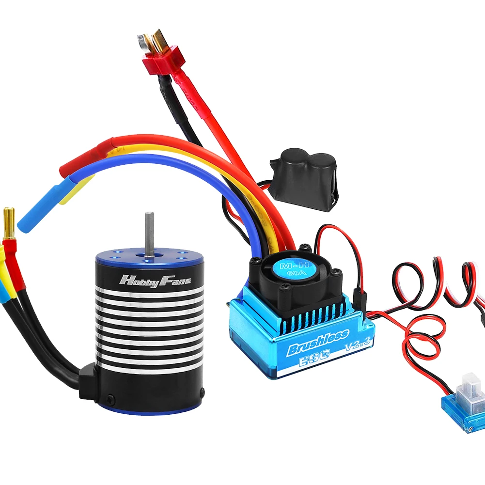 

3,175 мм 3650 4300KV запасные части для двигателя 4300KV бесщеточный двигатель аксессуары с высоким крутящим моментом 5,8 V/3A BEC для 1/8 1/10 RC грузовик автомобиль