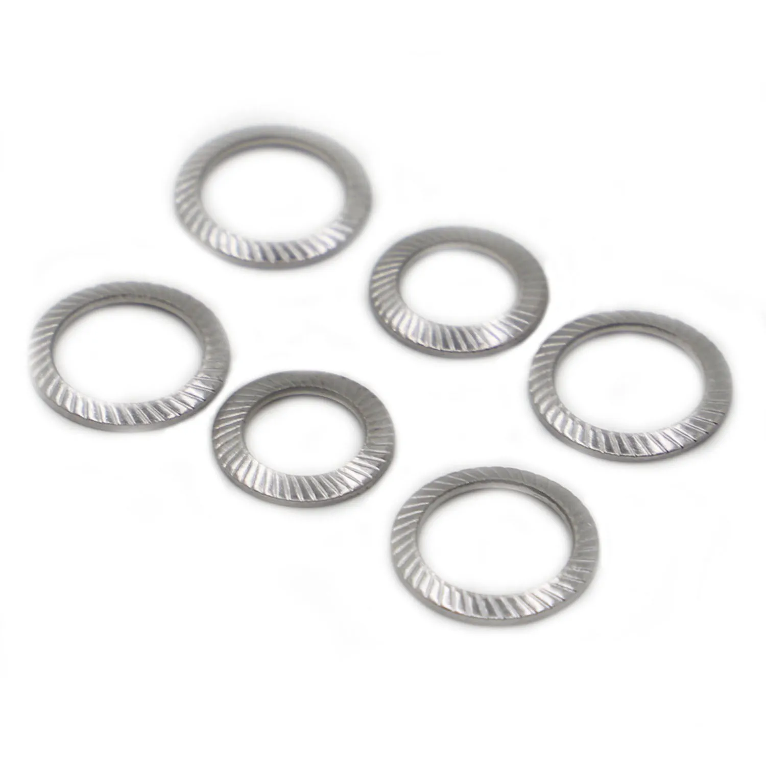 

M2.5 M3 M4 M5 M6 M8 M10 M12 M14 M16 DIN9250 A2-70 304 Stainless Steel Disc Spring Serrated Lock Washer Knurled Elastic Gasket