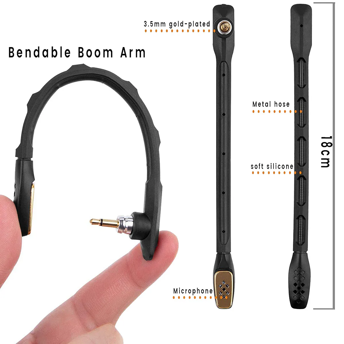 Сменные Игровые наушники со всенаправленным шумоподавлением и микрофоном для