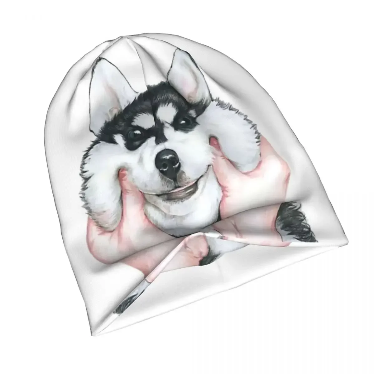 Шапки с капюшоном для собак хаски вязаные шапки повседневные уличные шапочки