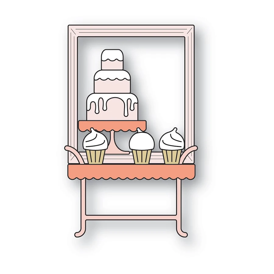 Новое поступление 2024 подставка для десертного торта кексы металлические штампы