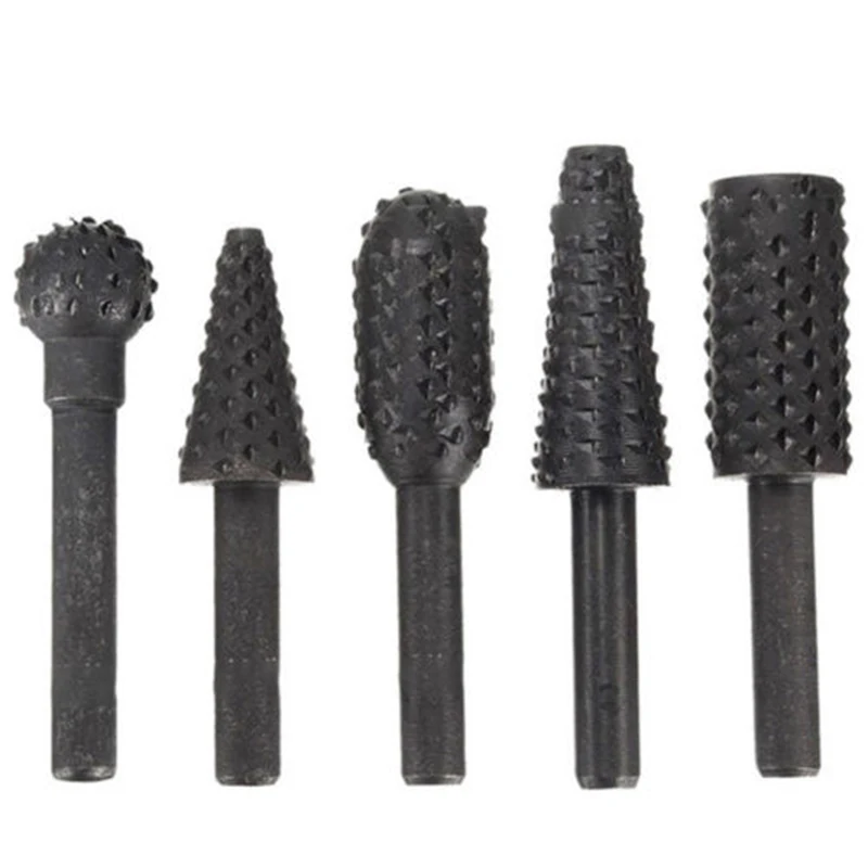 

5pcs 1/4 Drill Bits Set Cutting Tools For Woodworking Wood Carving Crafts New