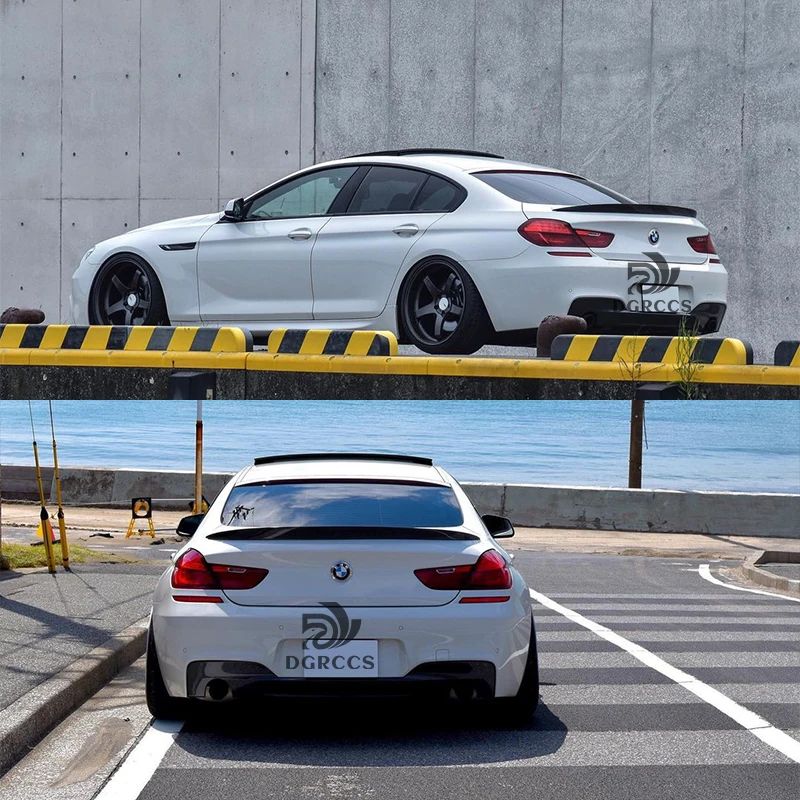 Фото Задний спойлер из углеродного волокна для BMW 6 серий F06, 4 двери, крыло купе M6 и F13, 2 двери купе M6 M6, 2011-2018 №5