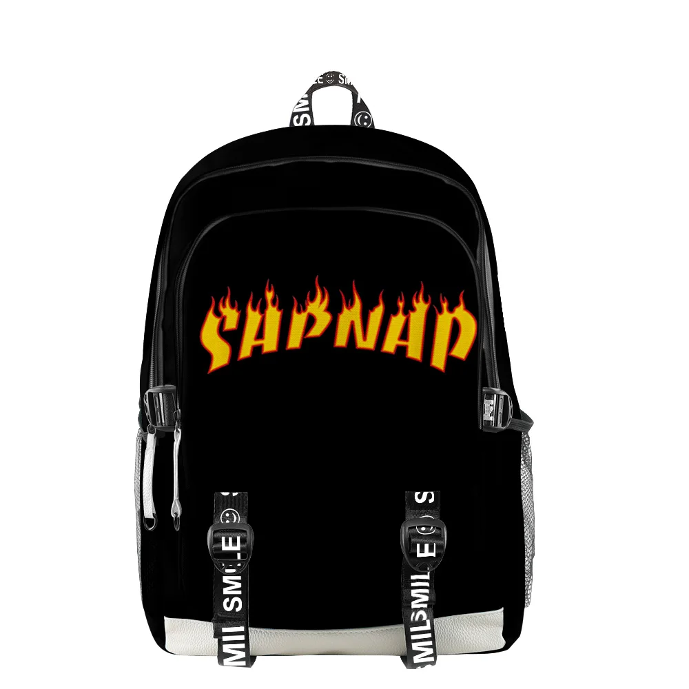 

Sapnap Dream SMP Team SMP MCYT new 3D Merch Cloth Backpack Multi Zipper Student large capacity school bag travel backoacks