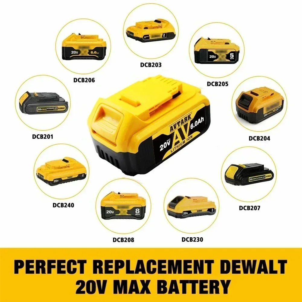 Ручная дрель Dewalt 20 в 12 мАч с литиевым аккумулятором электрический гайковерт