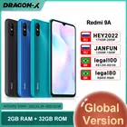 Глобальная версия смартфона Xiaomi Redmi 9A мобильный телефон 2 ГБ 32 ГБ MTK Helio G25 Восьмиядерный 6,53 