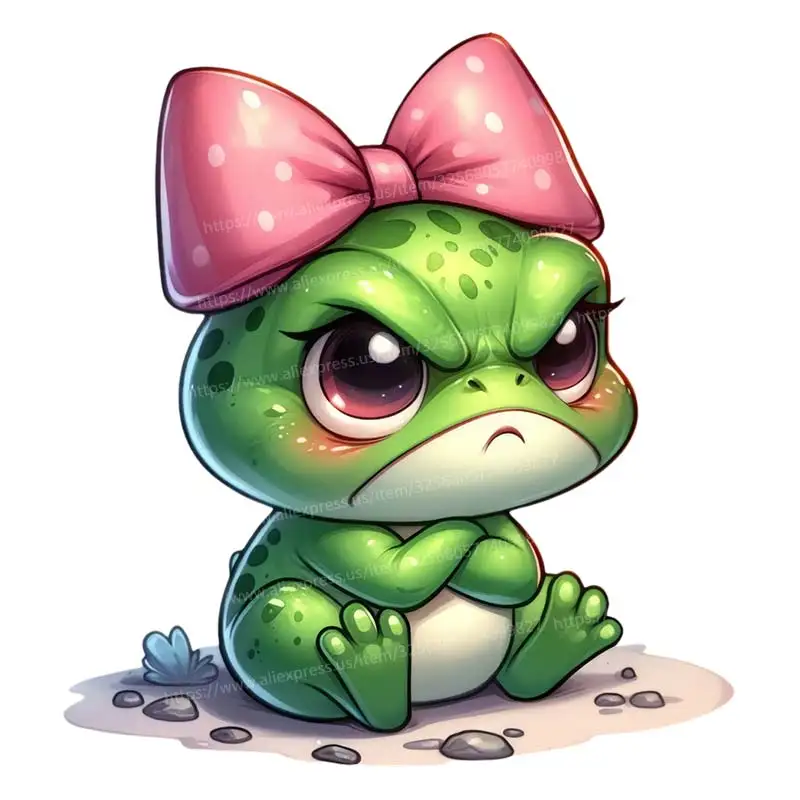 

Стикер лягушка ПВХ S420