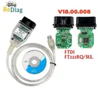 MINI VCI V18.00.008 новейшая поддержка Techstream TIS для Toyota J2534, диагностический инструмент с одним кабелем, устройство считывания кодов OBD2