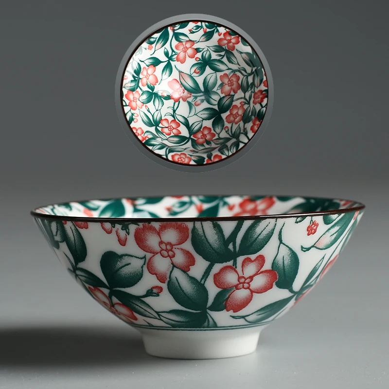 Новый продукт фарфоровая чайная чаша Qinghua чашка для чая в ретро-стиле кунг-фу