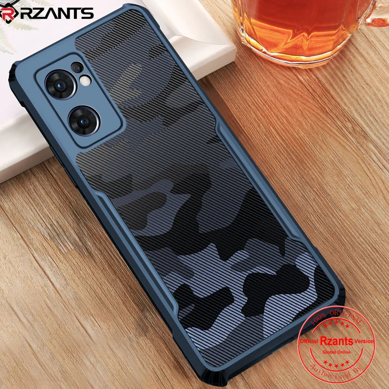 

Чехол Rzants для OPPO Reno 7 5G Reno 7 Pro твердый [Камуфляжный Жук] чехол из ТПУ полупрозрачный военный крутой чехол для телефона