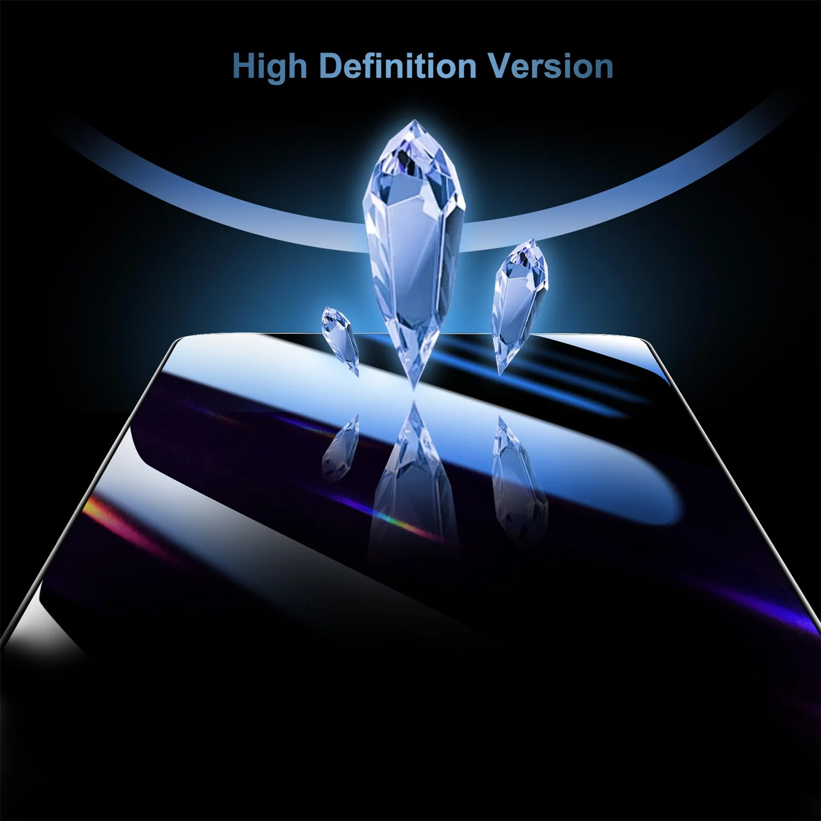 Протектор экрана для Motorola Moto E14 закаленное стекло HD Хрустальный алюминиевый