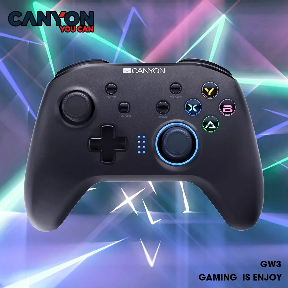 

NEW2023 CANYON GW3 kontroler do gier 2.4G bezprzewodowy Gamepad do Nintendo przełącznik playstation 3 gry, TV, pudełko telefo