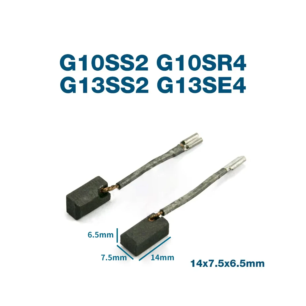 

Угольная щетка для Hitachi G10SS2 G10SR4 G13SS2 G13SE4 Угловая шлифовальная машина Угольная щетка Запасные части для электроинструмента