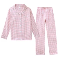 couple pyjamas korean styles pajamas set spring winter pijamas set lovely female male sleepwear set