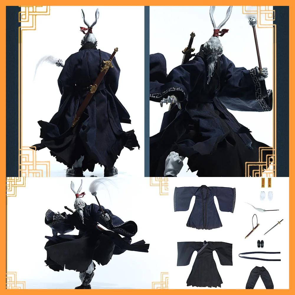 Фото [Только комплект одежды] Майстер Альянс Furui Planet Rabbit Man Master Yu Swordsman Nameless Master Taoist Robe Костюм Комплект Модель №2