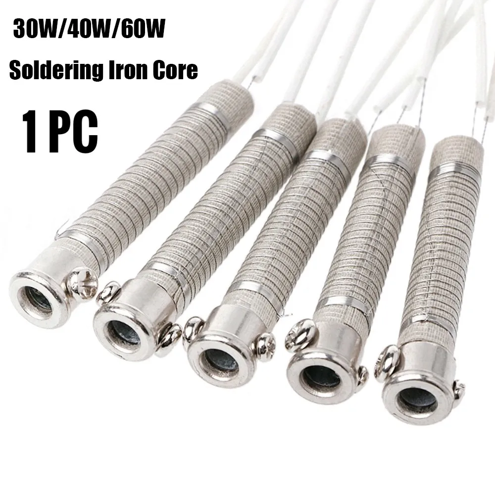 

1pc External Heating Element Replacement Electric Soldering Iron Core 220v 30w40w60w Weld Equipment Tool Metalworking Accessory