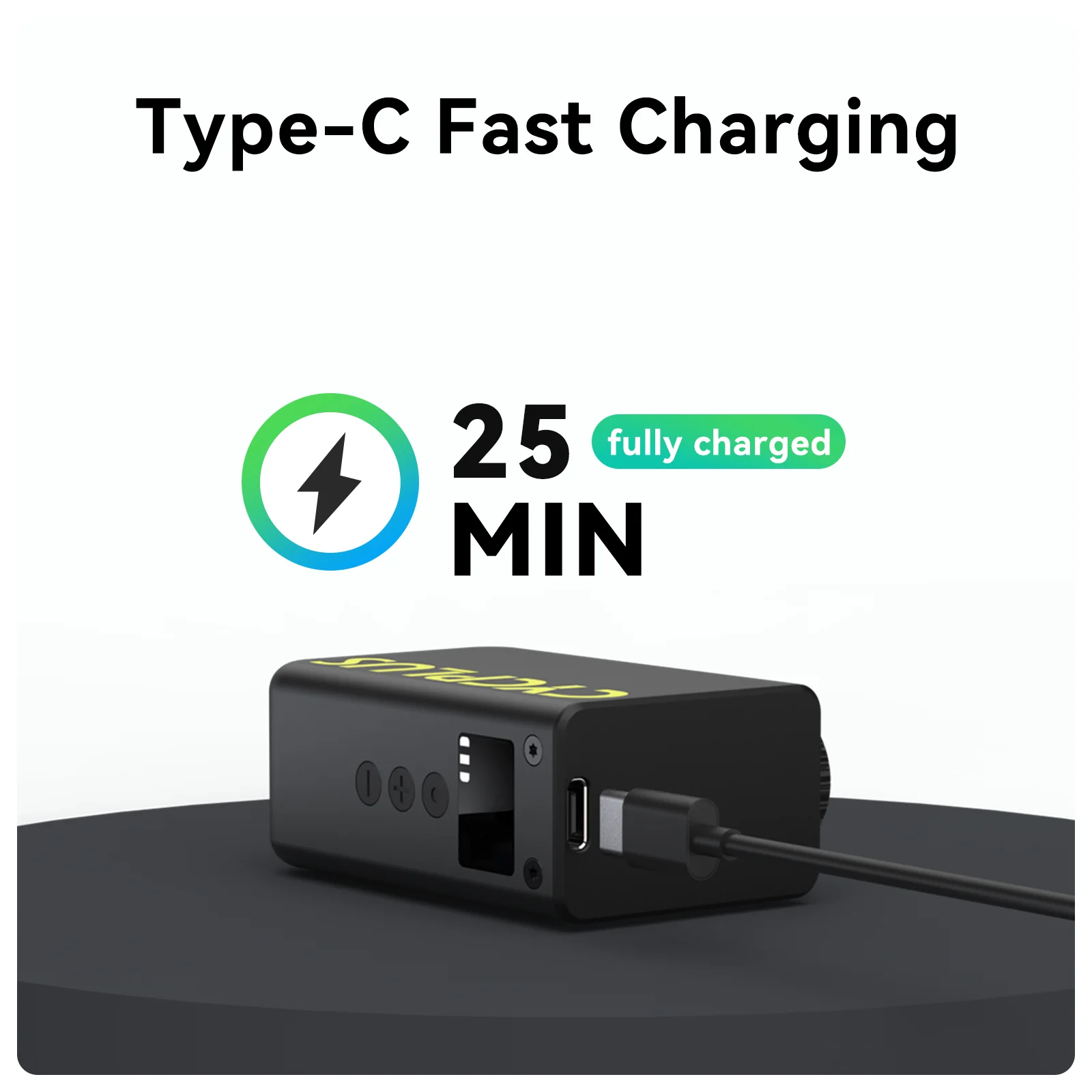 CYCPLUS AS2 Ультрапортативный перезаряжаемый мини-насос для велосипеда с манометром (art.: 3920dbff6df61) - 3920dbff6df61