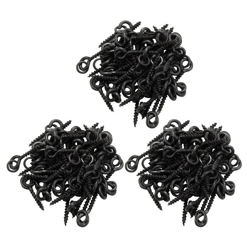 

150Pcs Carp Fishing Boilie Screw With Solid Ring Bait Tool Chod Rigs Carp Fishing Hair Tackle Accessory